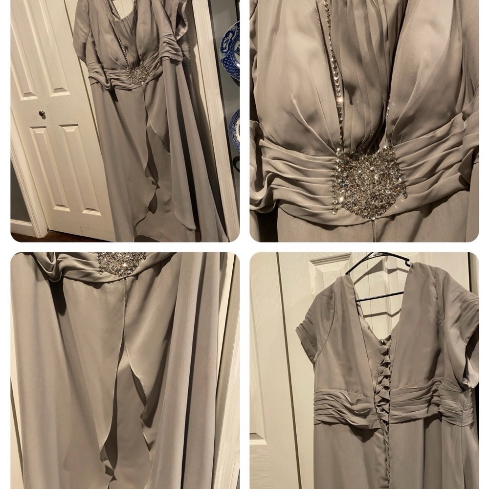 Elegant High Low Dress with Embellished Waist